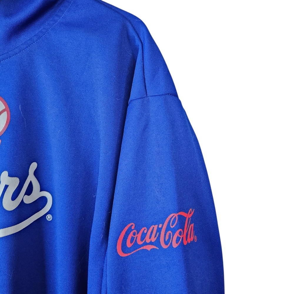 LA Dodgers Coca-Cola Blue Pullover Hoodie Sweatshirt Men's XL - Picture 4 of 5